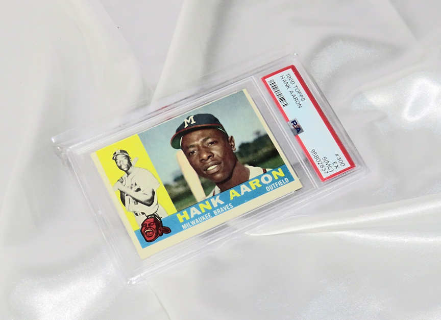 1960 Topps Hank Aaron #300 PSA 5