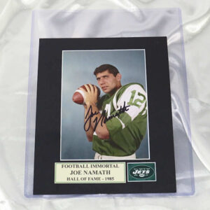 Joe Namath NFL New York Jets Signed with COA