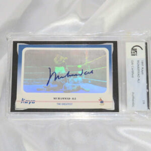 Signed Muhammad Ali 1991 Kayo Hologram Authenticated
