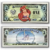 Rare 2007 Ariel $1 Disney Dollar – Little Mermaid