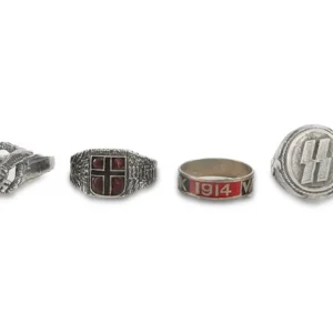 Striking WWII German Silver Rings collection