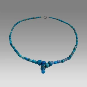 Ancient Roman glass bead necklace