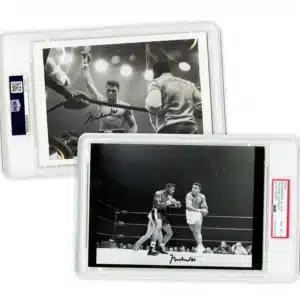 2 signed photos of Ali Vs. Patterson