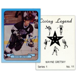 Wayne Gretsky Signed Living Legend Sports Card