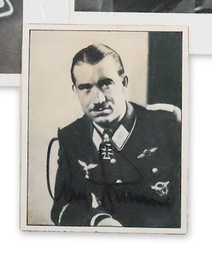 Adolf Galland signed photos and Gunther Rall autographs Luftwaffe lot
