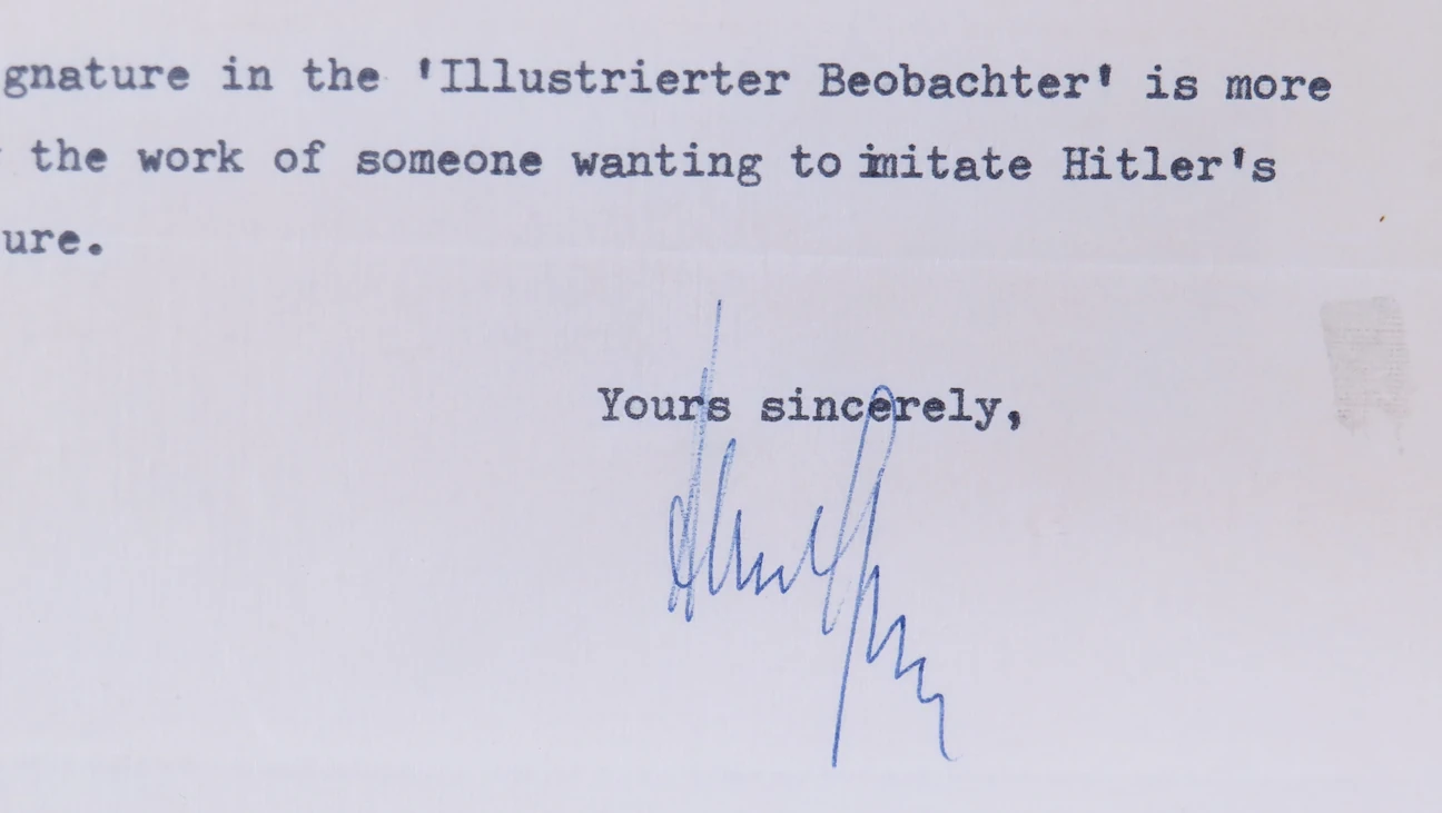 1977 Albert Speer Signed Personal Letter - Image 2