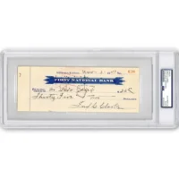 1947 Fred C. Clarke Hand-Signed Check