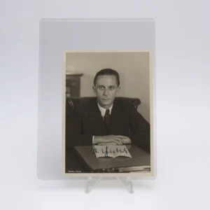 Joseph Goebbels Signed Photo