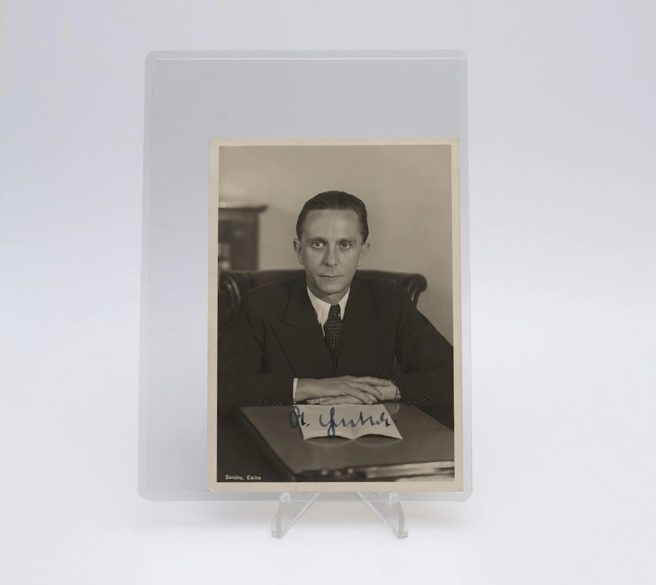 Joseph Goebbels Signed Photo