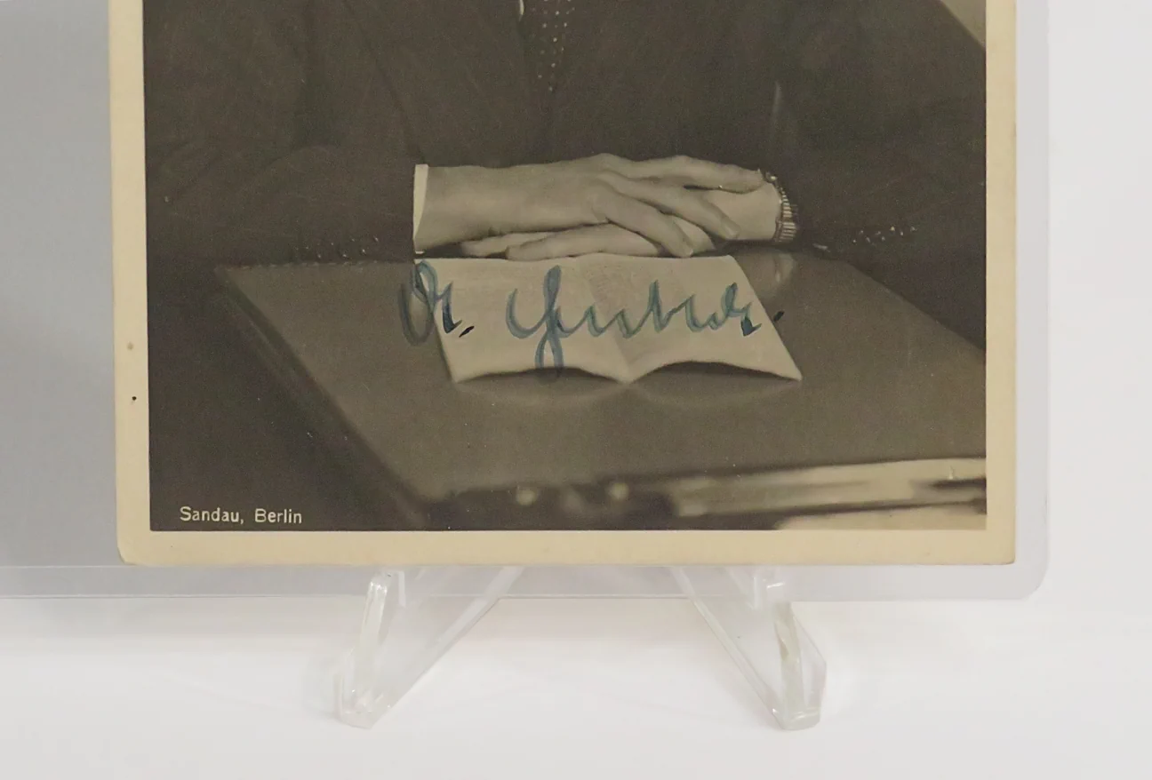 Authentic Joseph Goebbels Signed Photo - Image 2