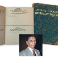 Meyer Lansky's Signed Birthday Book