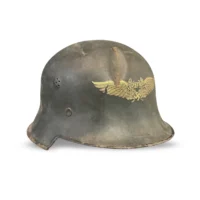 German WWII Luftwaffe Police Helmet