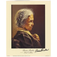 Rosa Parks Autograph Portrait