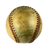 Jackie Robinson Multi Signed Baseball