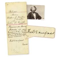 Frederick Douglass Signed Document